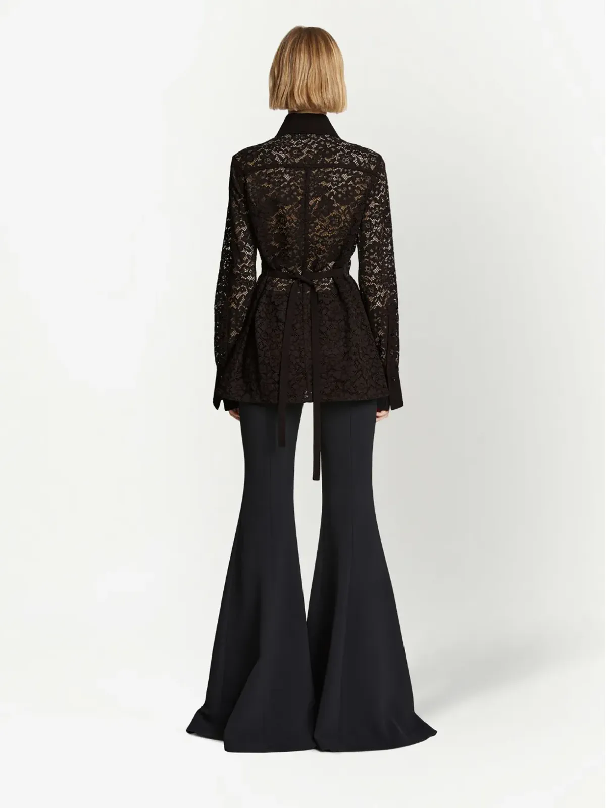 Proenza Schouler 花柄レースシャツ - 画像3