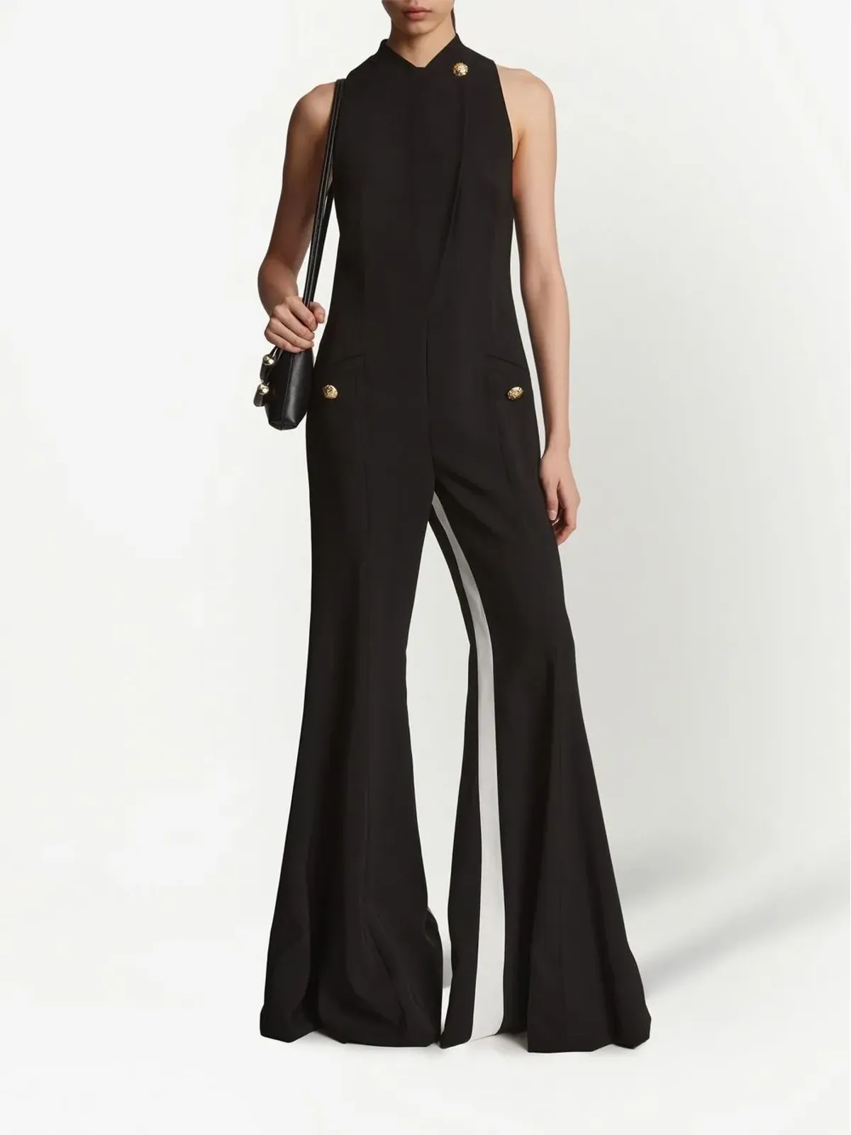 Proenza Schouler ストライプディテールのタキシードパンツ - 画像2