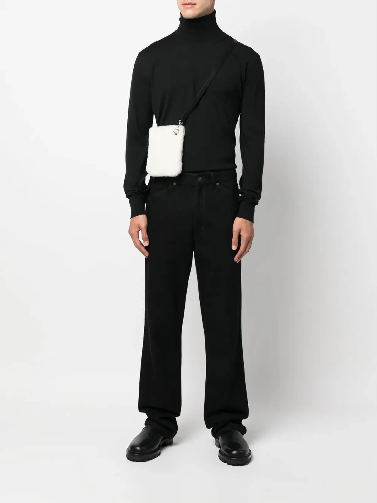 Jil Sander ファインニット ロールネック セーター - 画像2