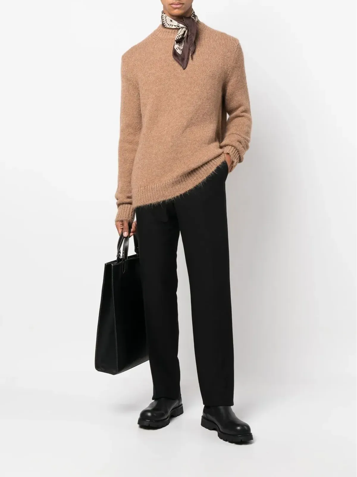 Jil Sander 丸首ニットジャンパー - 画像2