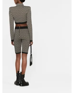 Balmain モノグラム柄ニットショーツ - サムネイル3