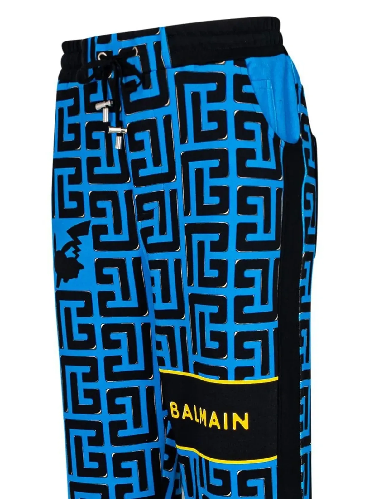 Balmain モノグラムプリント コットン トラックパンツ - 画像3