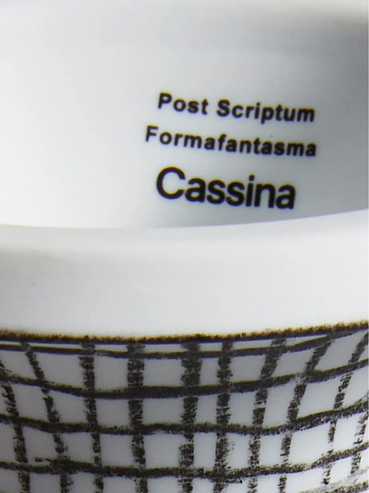 Cassina Post Scriptum ポーセリン花瓶 ブラック - 画像4