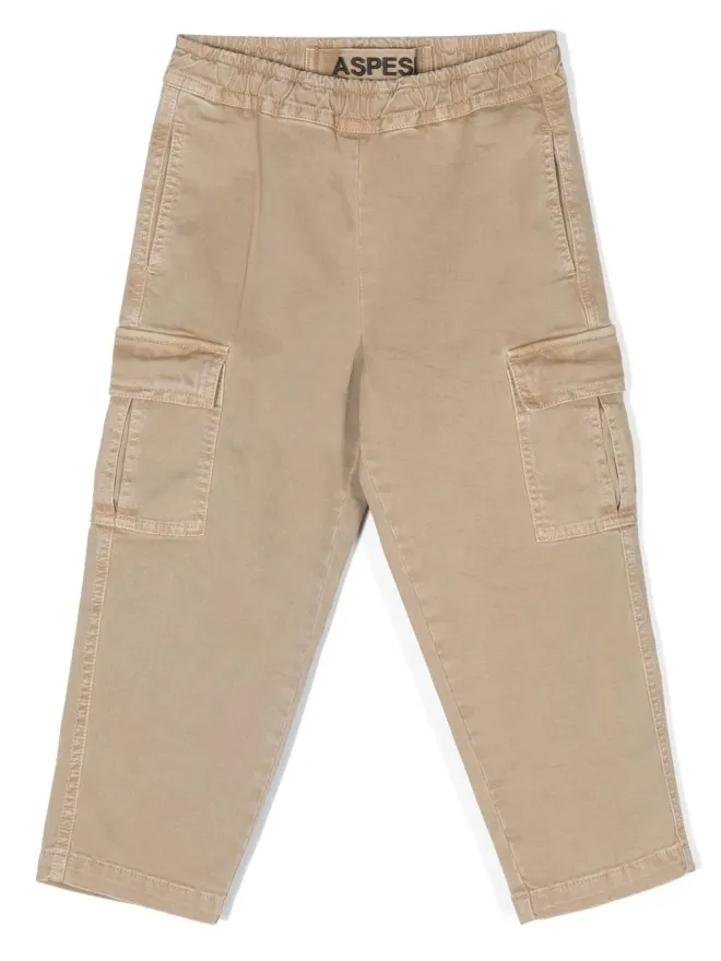 Aspesi Kids Aspesi Kids cargo cotton trousersの商品画像
