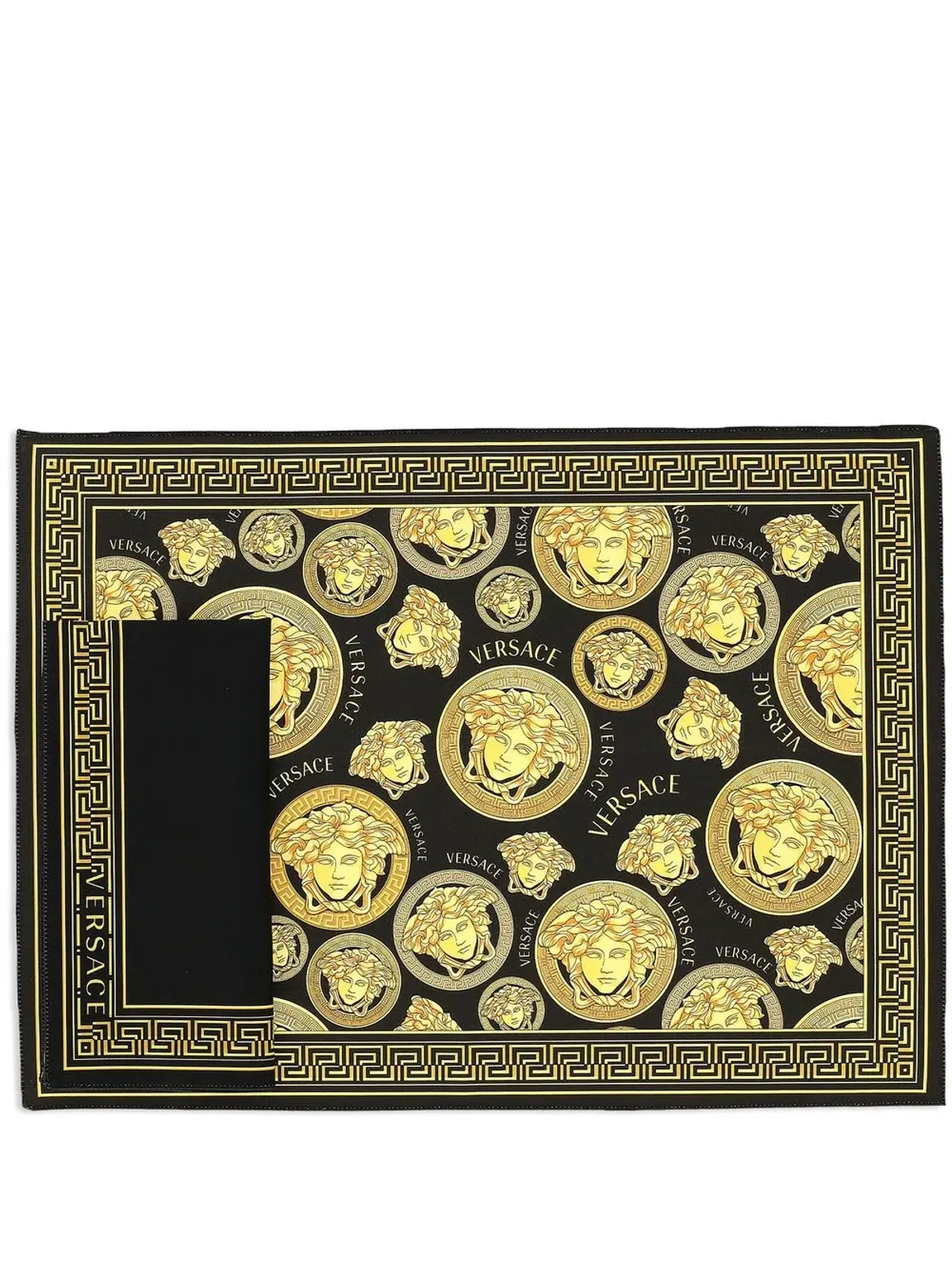 Versace ナプキンとプレースマット（セット） - ブラック - 画像1