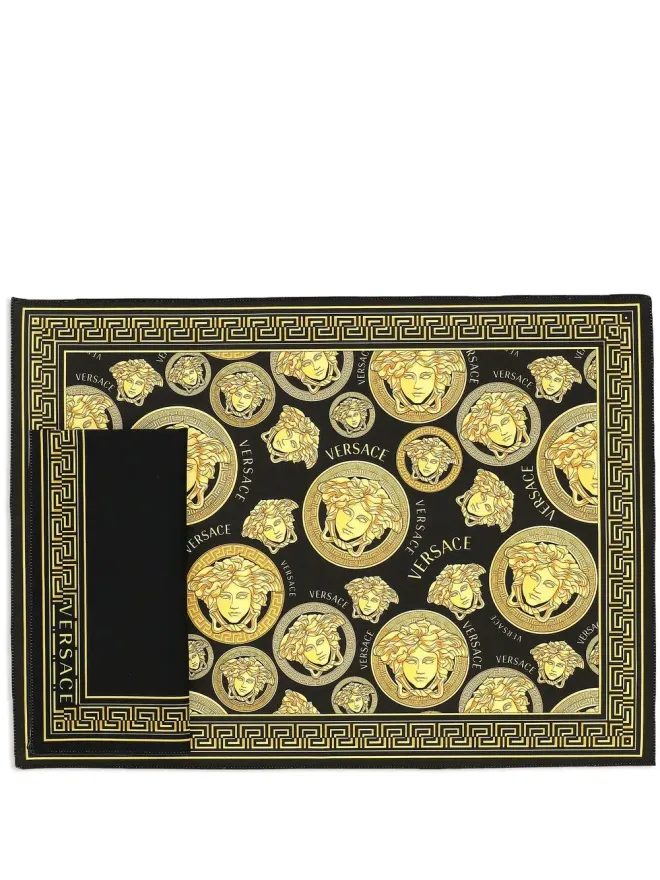 VERSACE Versace ナプキンとプレースマット（セット） - ブラックの商品画像