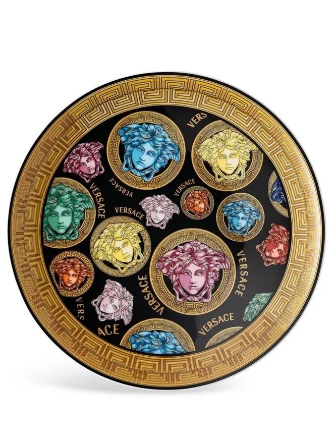 VERSACE Versace メデューサ アンプリファイド 磁器プレート - ブラックの商品画像