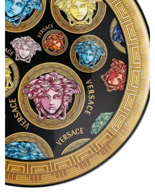 Versace メデューサ アンプリファイド 磁器プレート - ブラック - サムネイル2