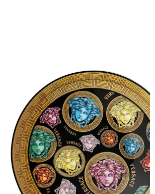 Versace メデューサ アンプリファイド 磁器プレート - ブラック - サムネイル3