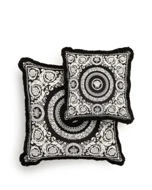Versace Barocco Foulard ベルベットクッション ブラック - サムネイル4