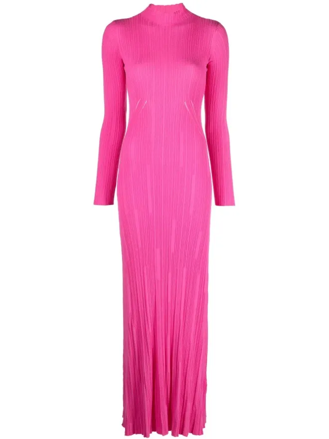 JACQUEMUS Jacquemus レンツォーロ プリーツロングドレスの商品画像