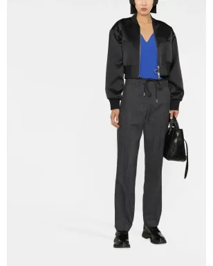 sacai ドローストリング付きストレートパンツ - サムネイル2