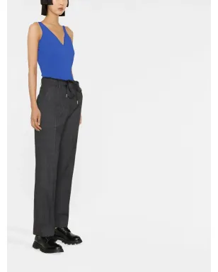 sacai ドローストリング付きストレートパンツ - サムネイル3