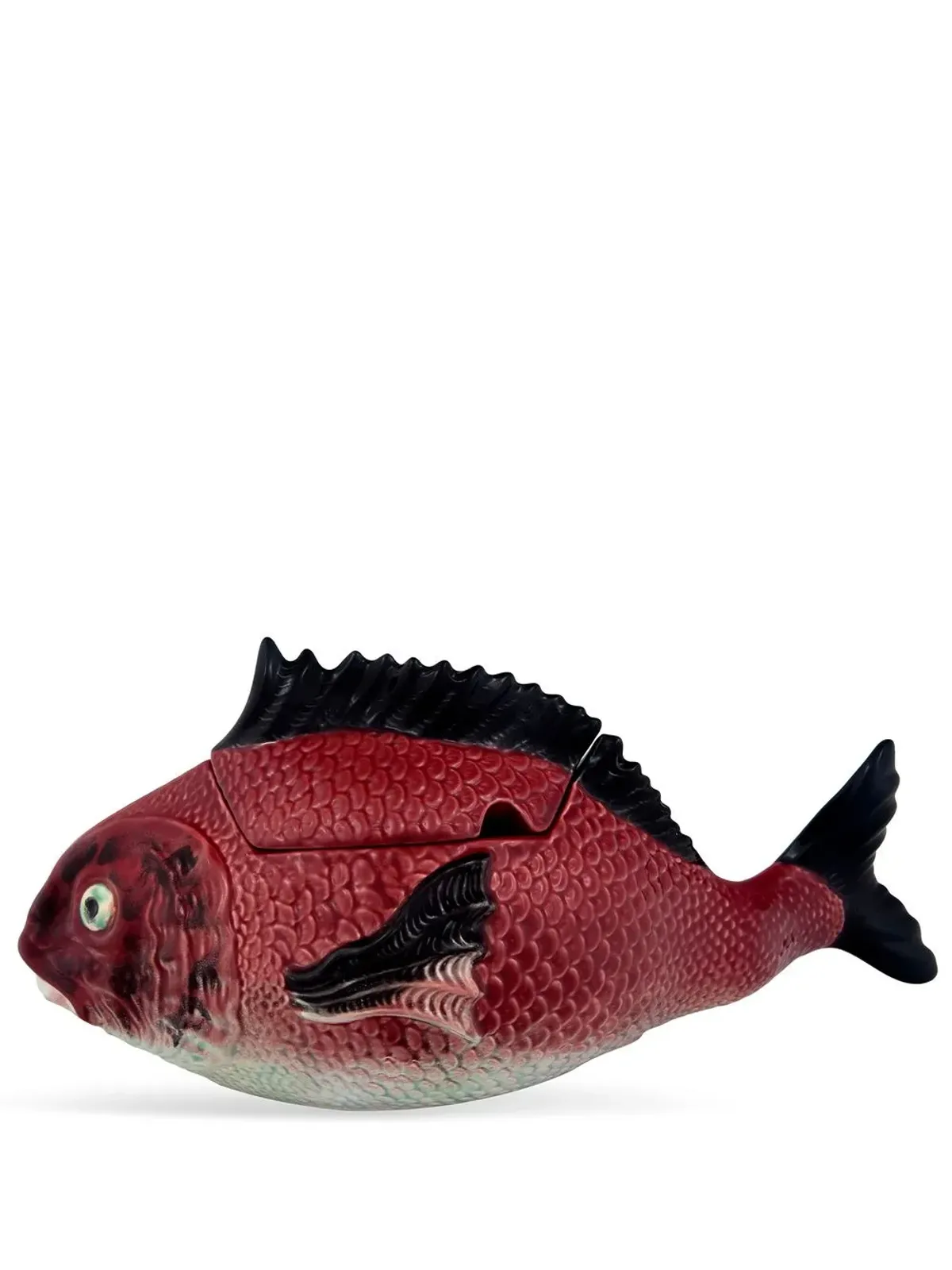 Bordallo Pinheiro Peixes 魚のテリーヌ（レッド） - 画像1