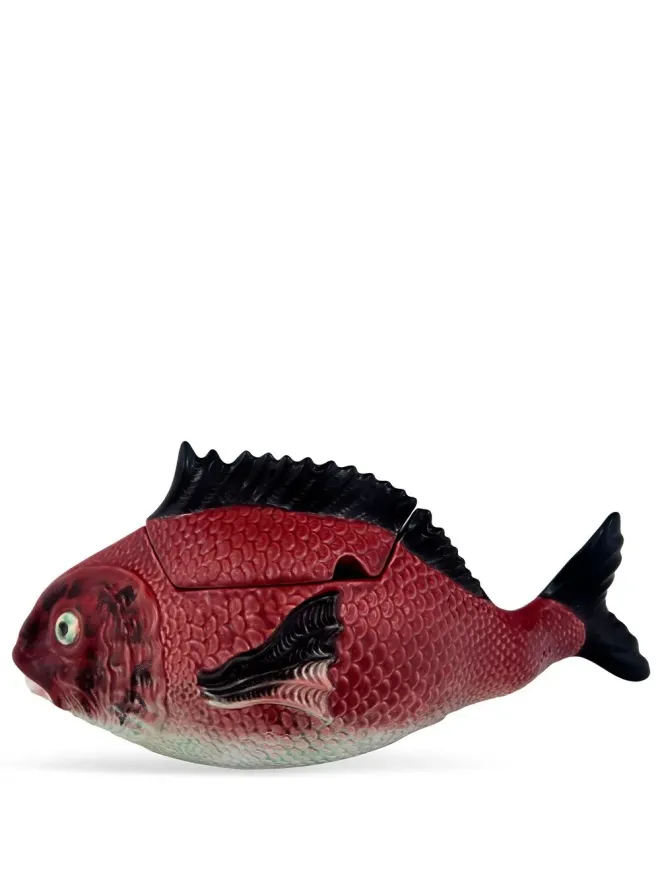 Bordallo Pinheiro Bordallo Pinheiro Peixes 魚のテリーヌ（レッド）の商品画像