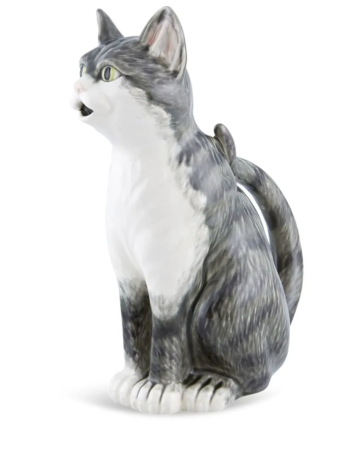 Bordallo Pinheiro ジャロス 猫のピッチャー - グレー - 画像1