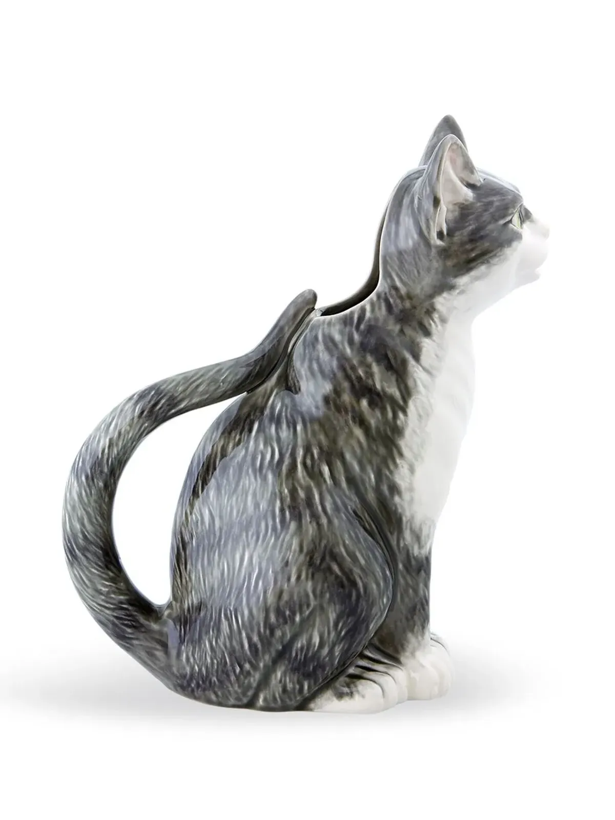 Bordallo Pinheiro ジャロス 猫のピッチャー - グレー - 画像3