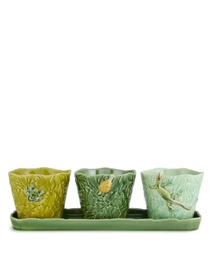 Bordallo Pinheiro Jardim De Insetos セット3点 - グリーン - サムネイル1