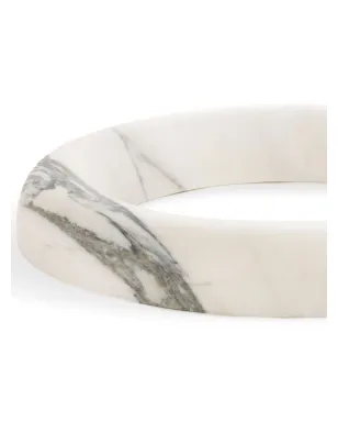 Bloc Studios Marmo Donuts marble ornament - White - サムネイル3