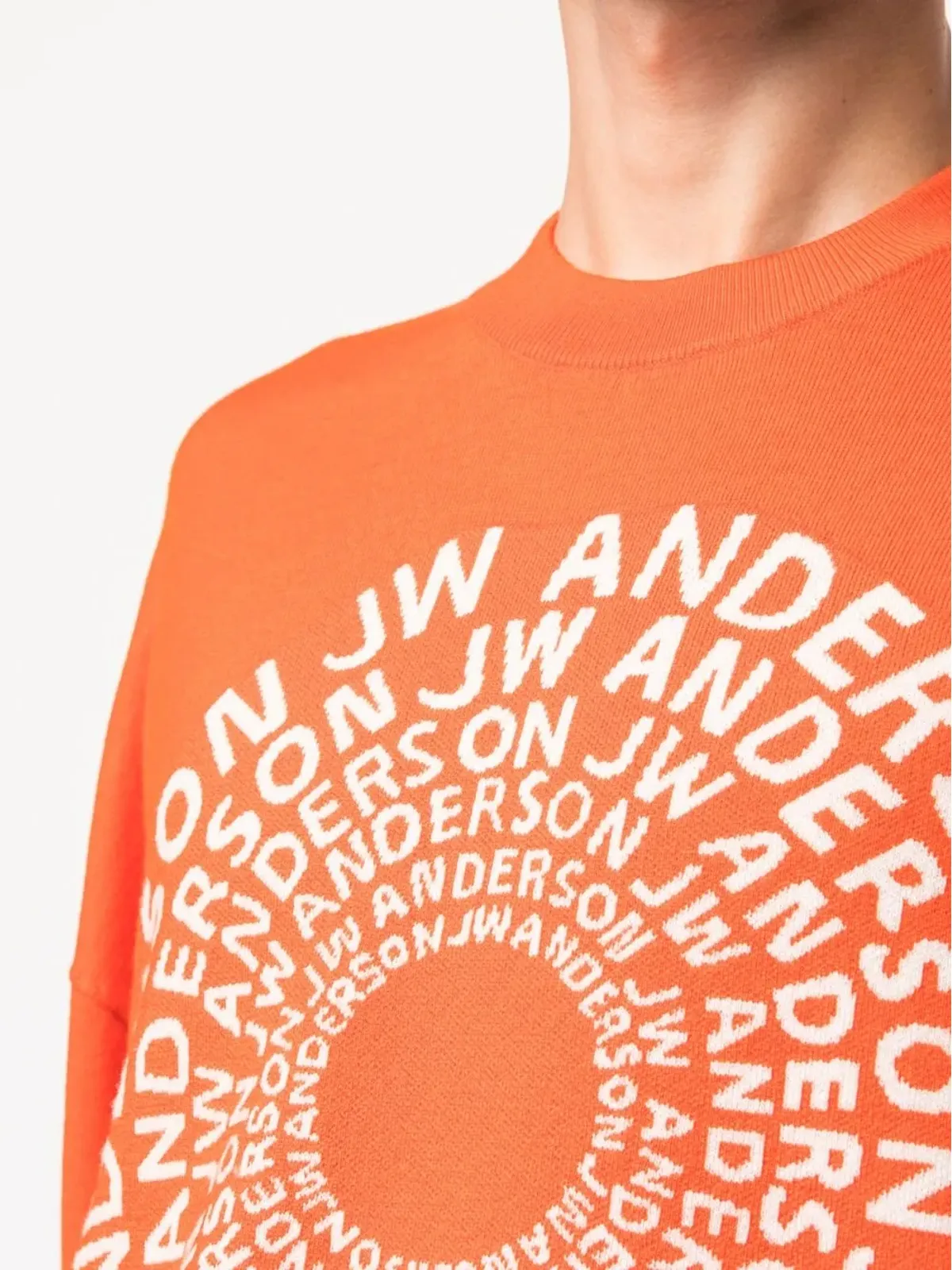 JW Anderson スワールロゴ クルーネック ジャンパー - 画像5