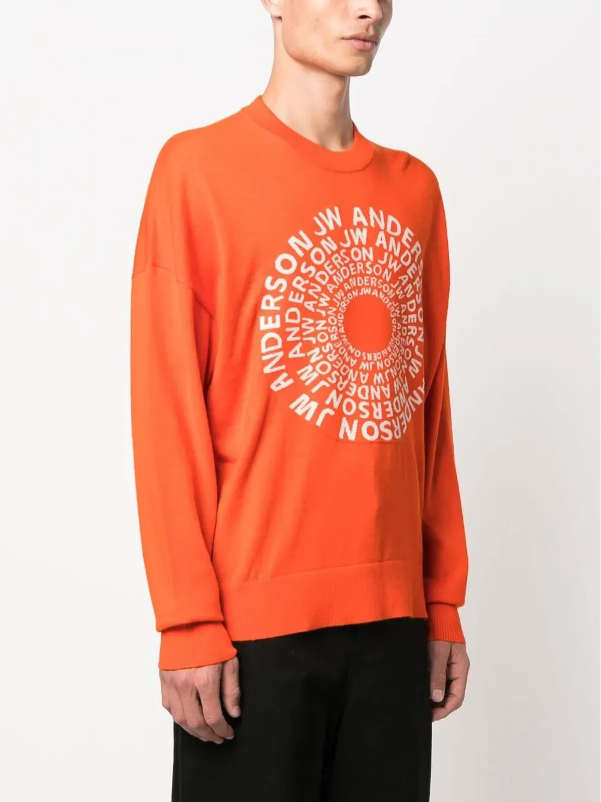 JW Anderson スワールロゴ クルーネック ジャンパー - 画像3