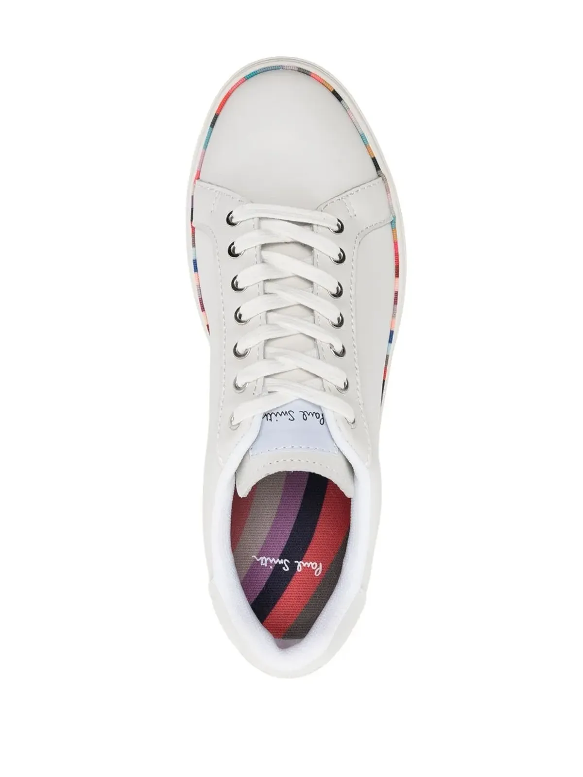 Paul Smith レースアップ ロー・トップスニーカー ホワイト - 画像4