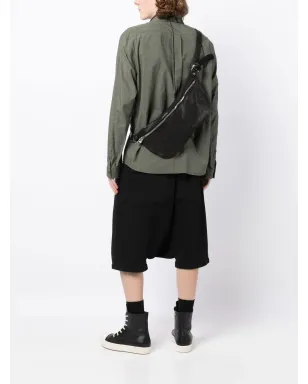 Guidi フロントジップファスニングベルトバッグ ブラック - サムネイル2