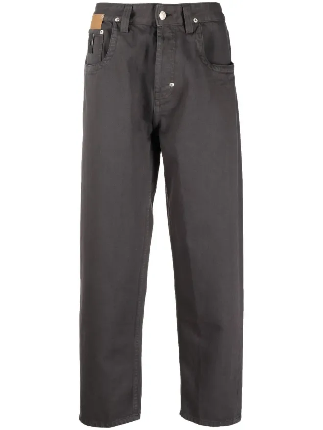 Craig Green Craig Green ストレートレッグ クロップドジーンズ - グレーの商品画像
