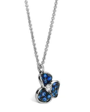 LEO PIZZO キャンディ フローラ ダイヤモンドとサファイア ペンダント ネックレス - サムネイル3