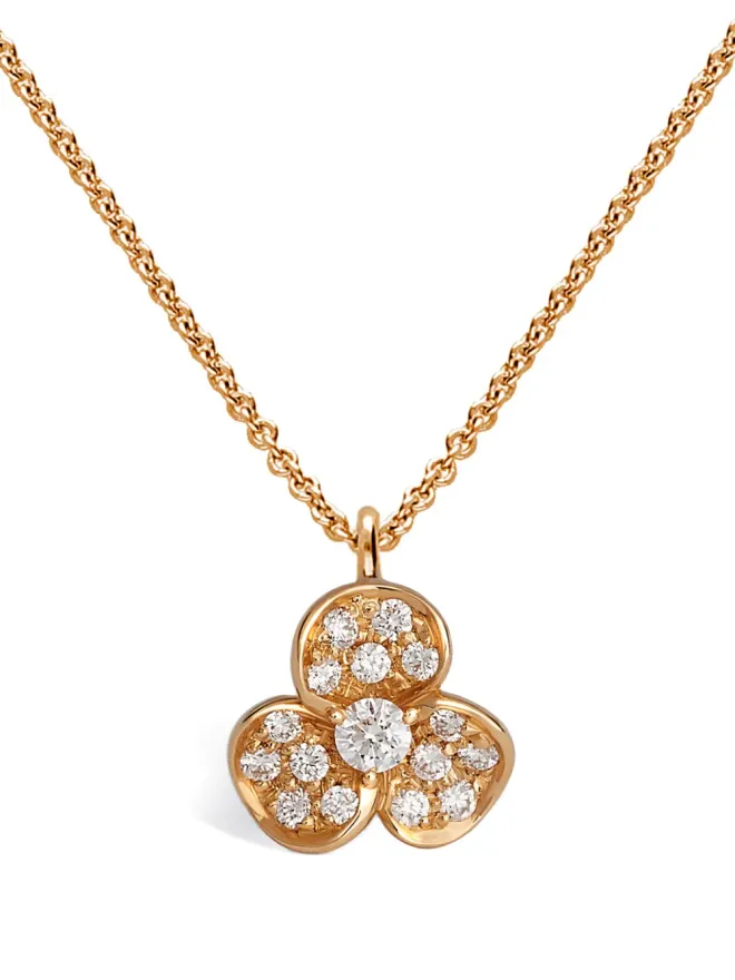 LEO PIZZO LEO PIZZO 18Kローズゴールド Candy Flora ダイヤモンド ペンダントネックレスの商品画像