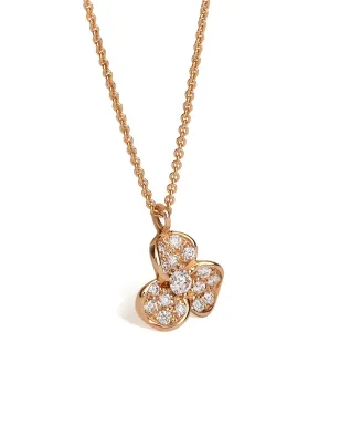LEO PIZZO 18Kローズゴールド Candy Flora ダイヤモンド ペンダントネックレス - サムネイル3