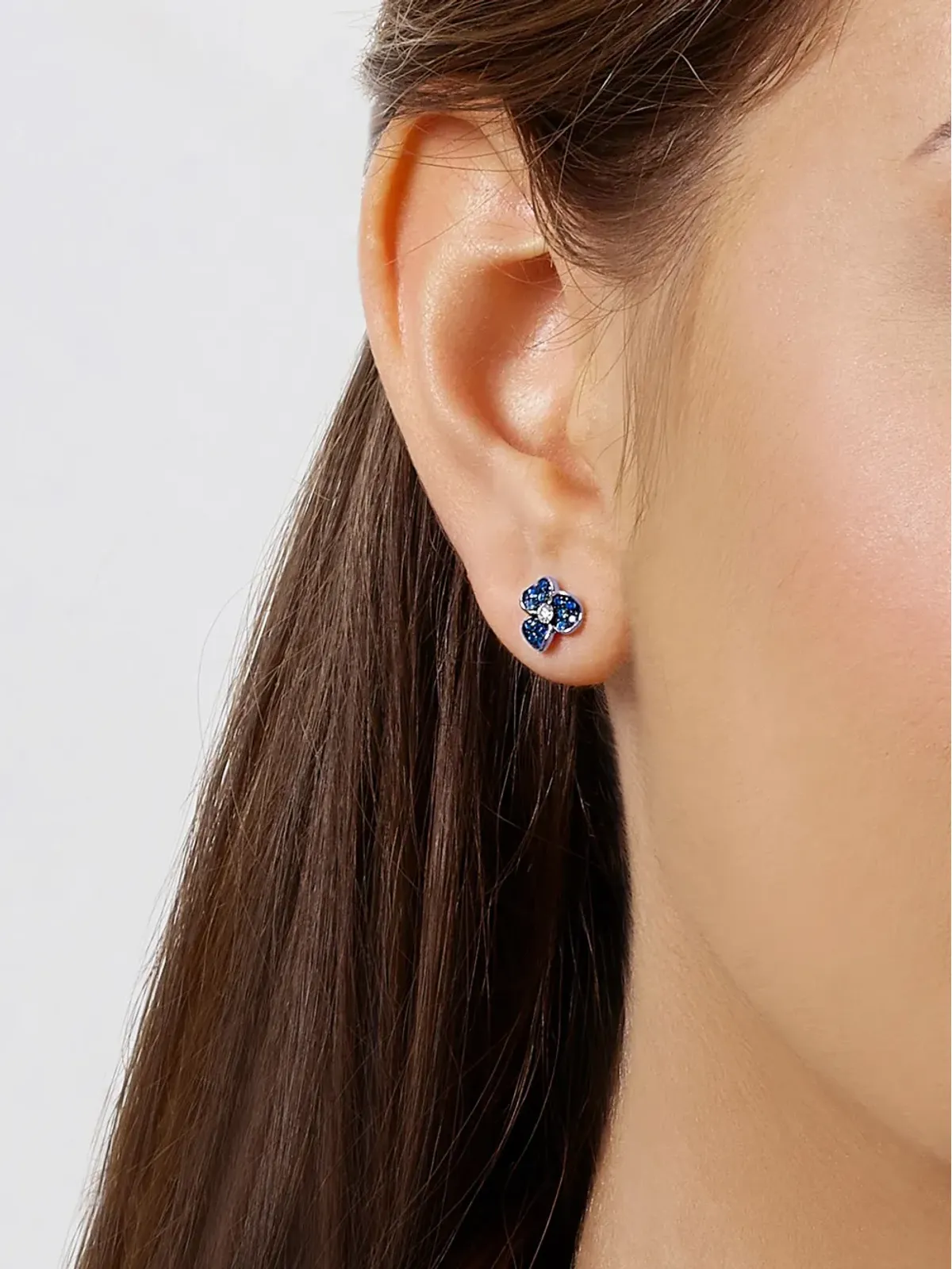 LEO PIZZO キャンディ フローラ サファイア ピアス - 画像2