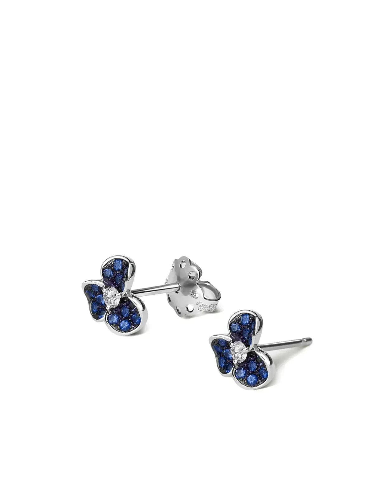 LEO PIZZO キャンディ フローラ サファイア ピアス - 画像3