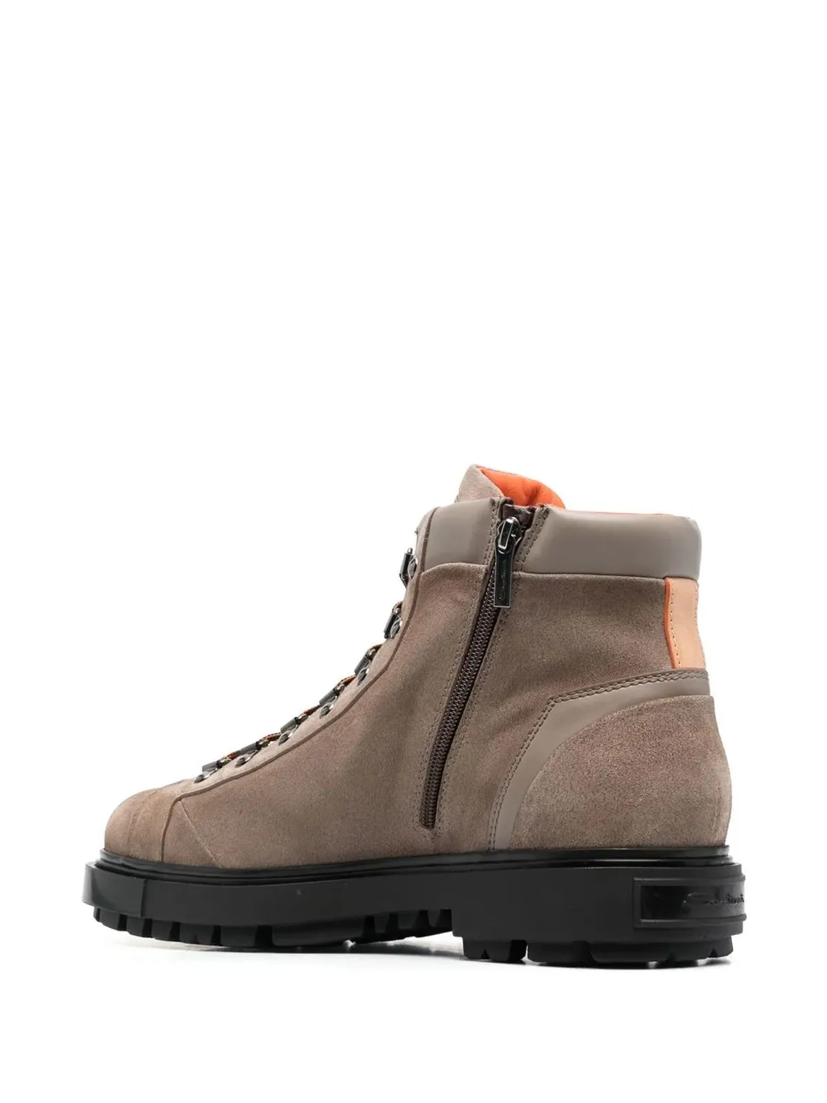 Santoni レザー レースアップ ブーツ - ニュートラル - 画像3