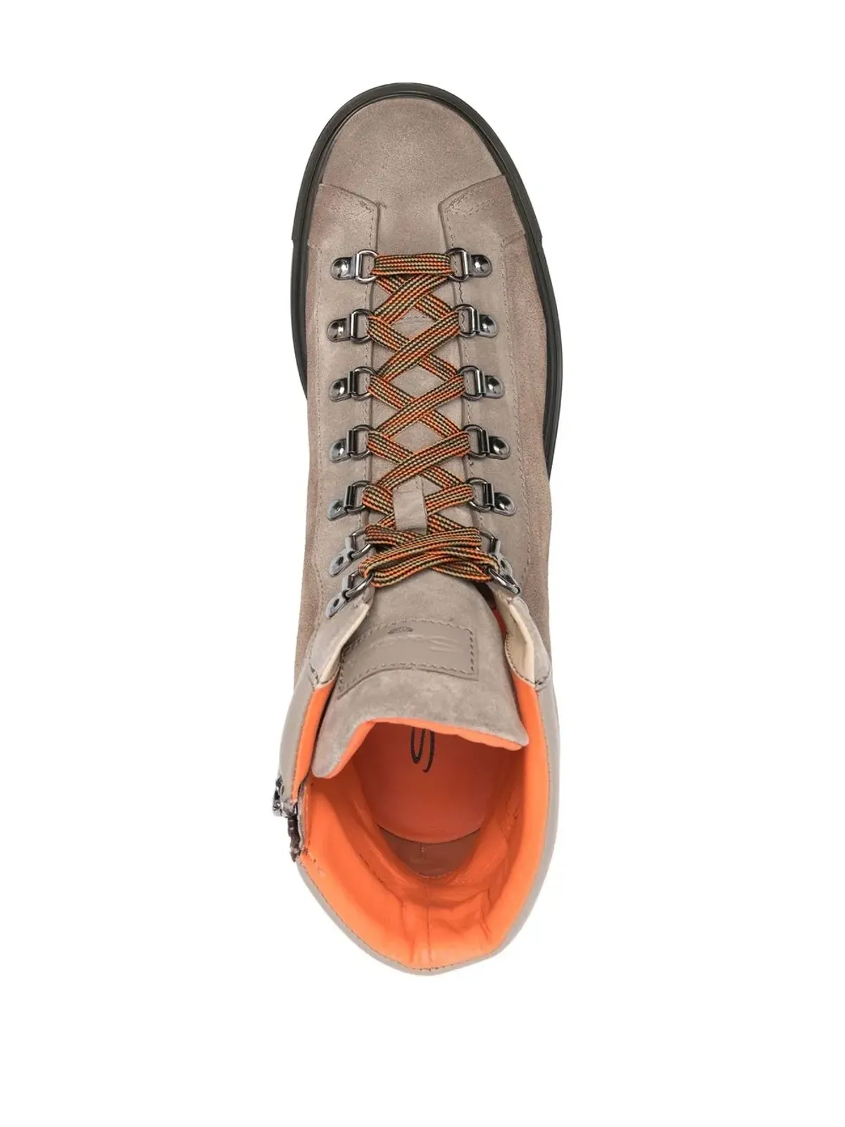 Santoni レザー レースアップ ブーツ - ニュートラル - 画像4