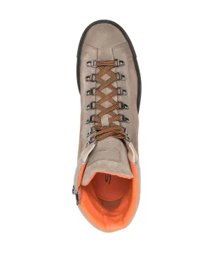 Santoni レザー レースアップ ブーツ - ニュートラル - サムネイル4