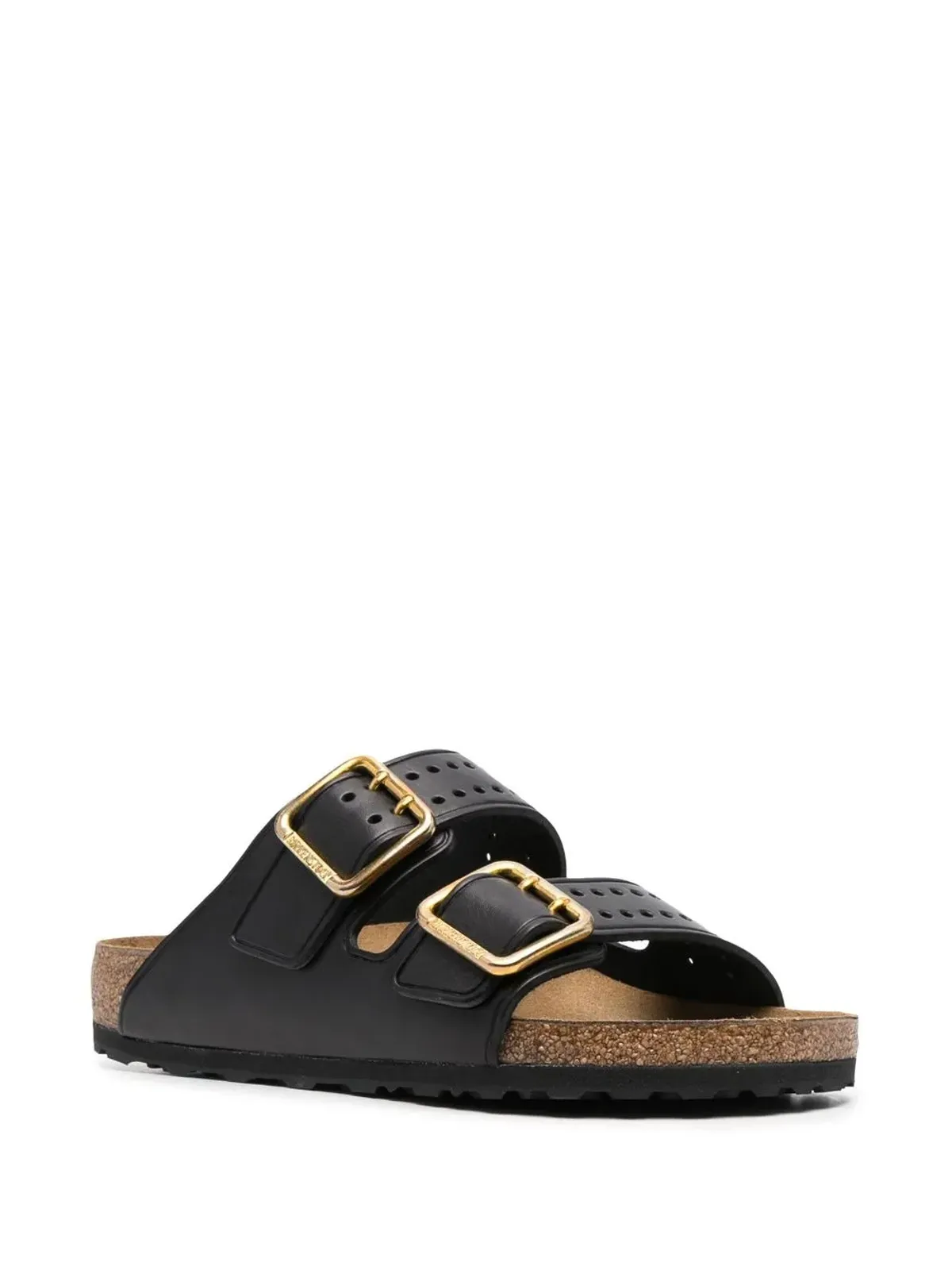 Birkenstock ダブルストラップレザーサンダル - 画像2