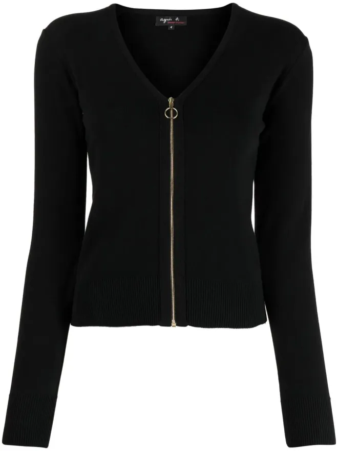 agnès b. agnès b. Diane ジップ付きカーディガンの商品画像