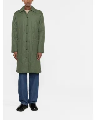 A.P.C. シングルブレスト キルティングコート（グリーン） - サムネイル2