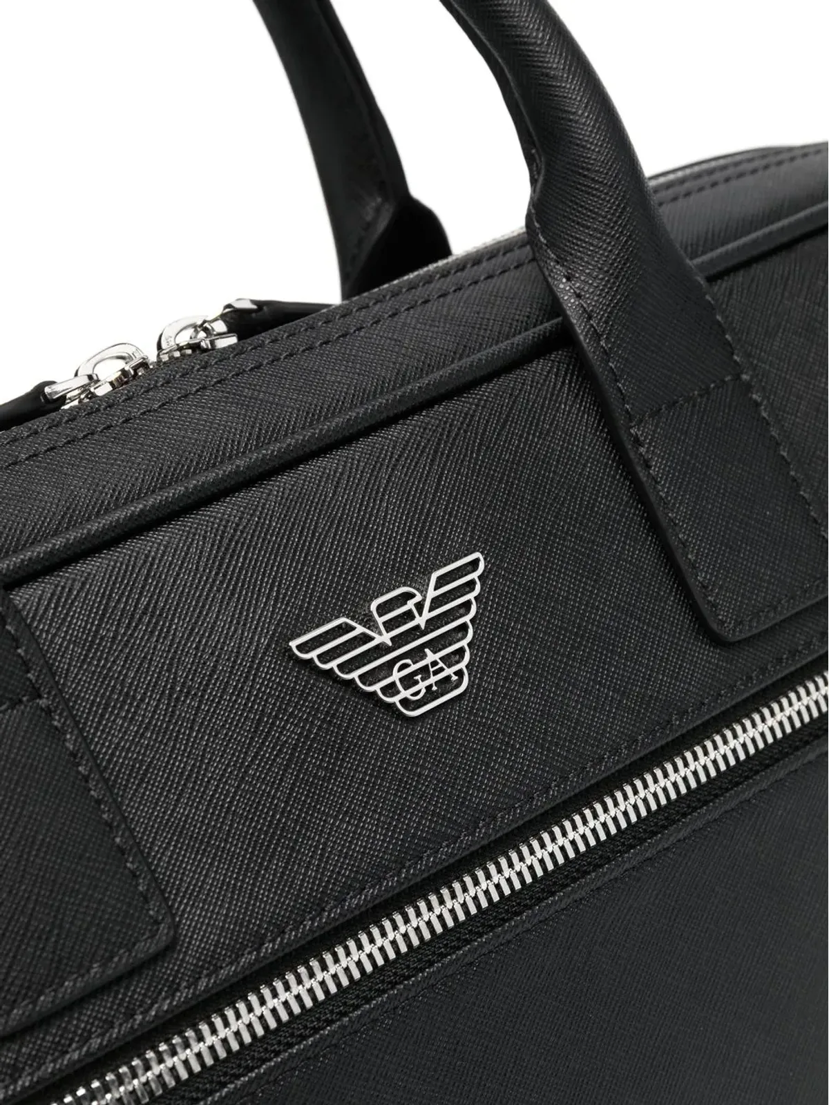 Emporio Armani ロゴプレート ラップトップケース - 画像4
