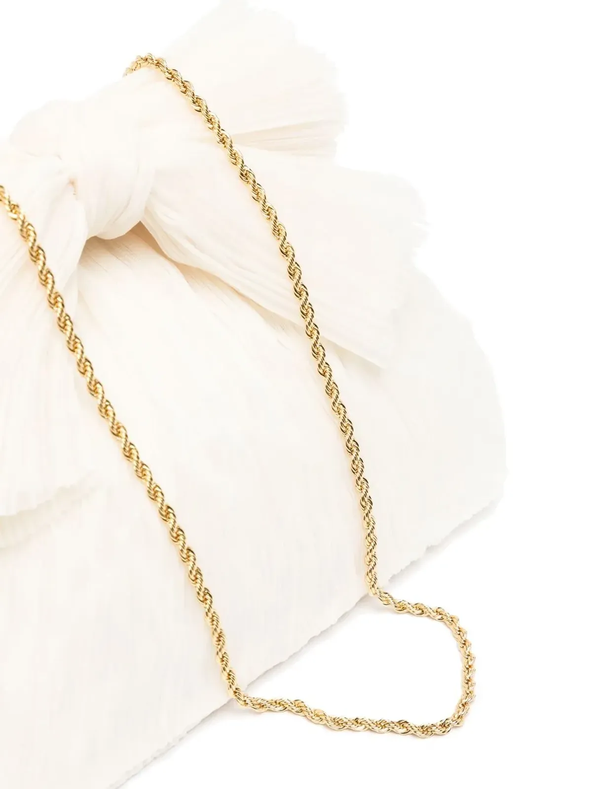Loeffler Randall Rayne bow-detail clutch bag - White - 画像4