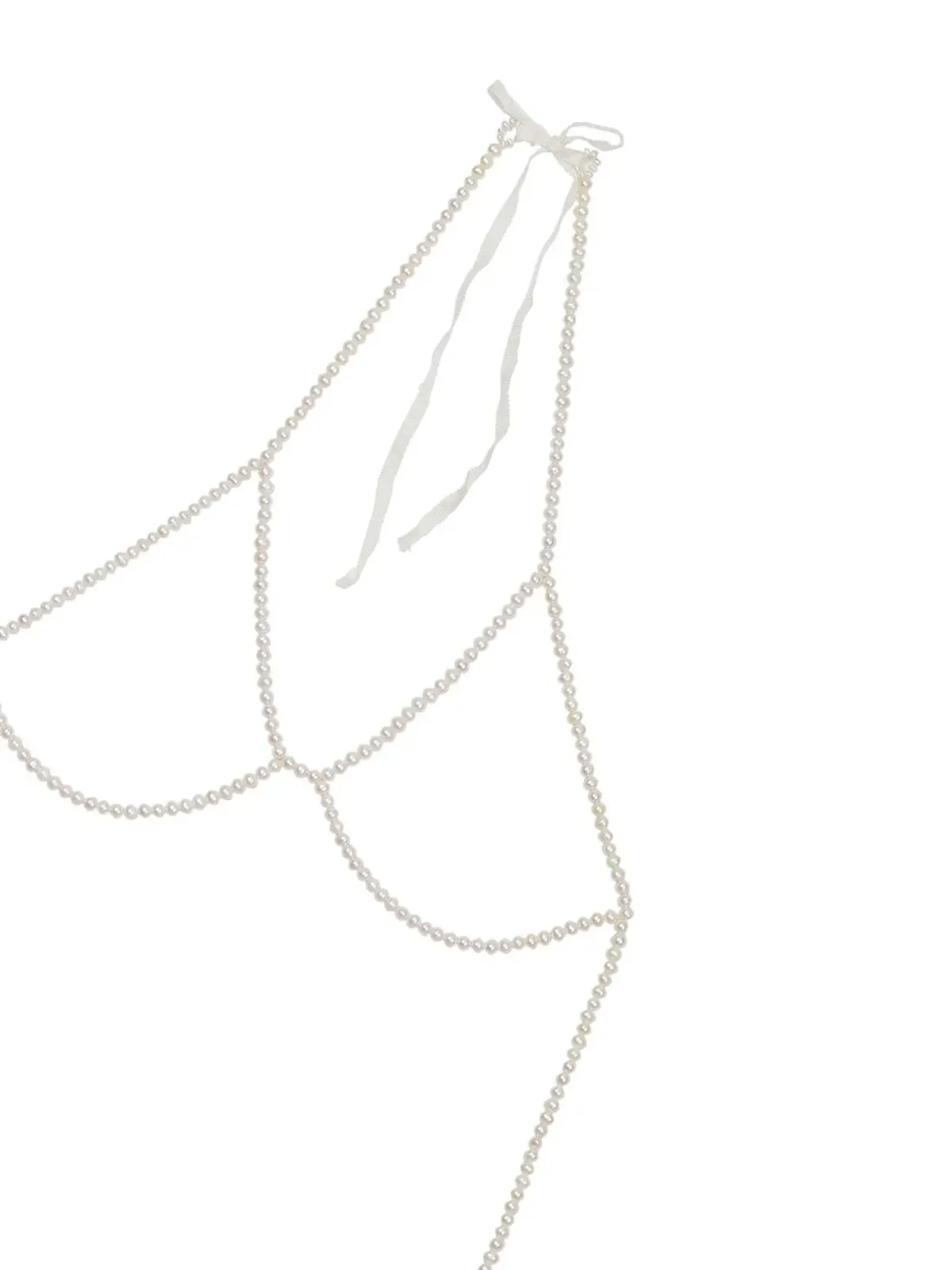 Fleur Du Mal パールフレーム ブラジャー - 画像2