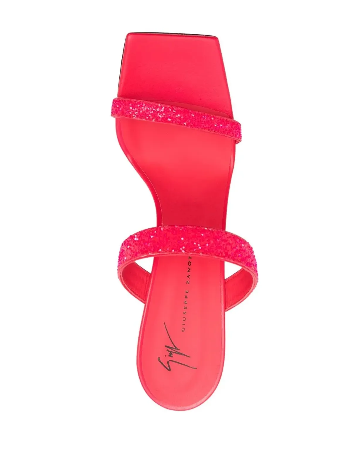 Giuseppe Zanotti オープントゥ レザーサンダル - ピンク - 画像4