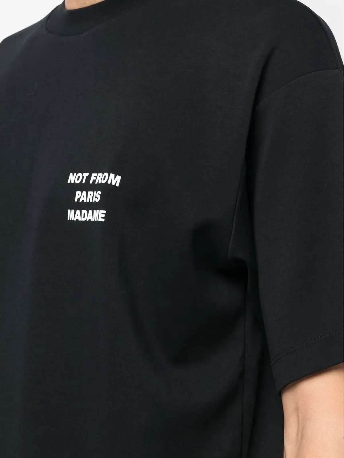 Drôle De Monsieur スローガンプリントTシャツ - 画像5