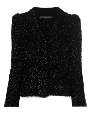 Alberta Ferretti Vネック フワフワ ニットセーター - サムネイル1