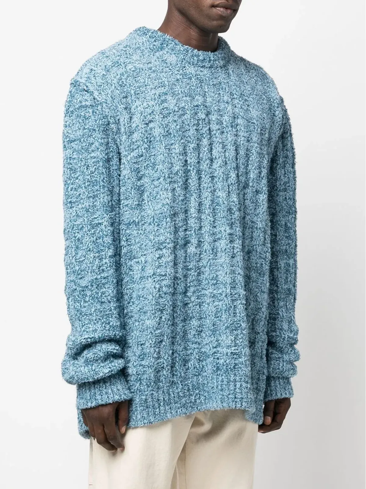 Maison Margiela リブ編み クルーネック セーター - 画像4