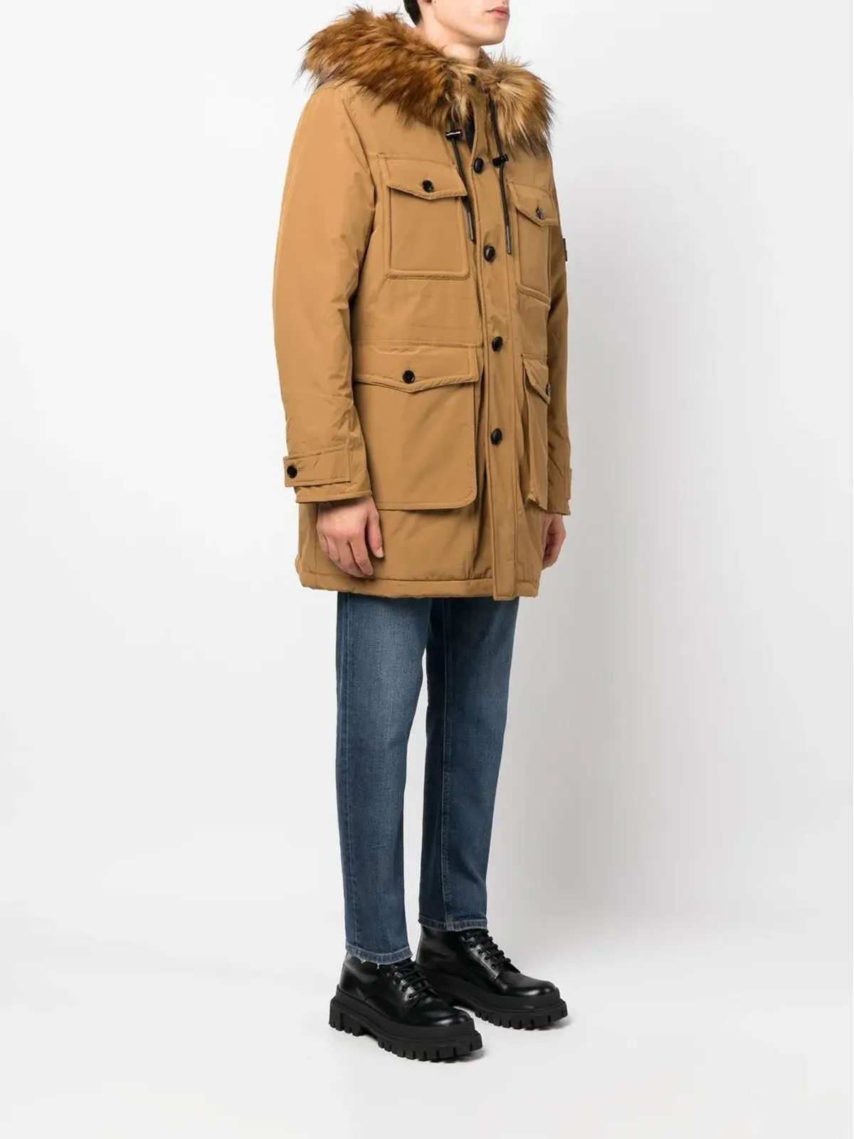 Diesel フーデッドパーカコート - 画像3