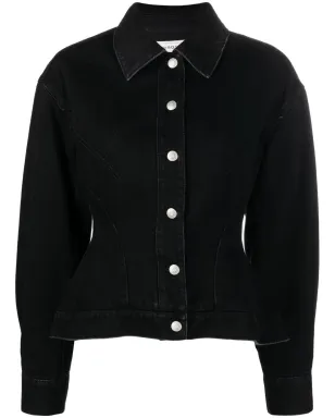 Alexander McQueen ペプラムデニムジャケット - サムネイル1