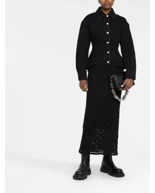Alexander McQueen ペプラムデニムジャケット - サムネイル2
