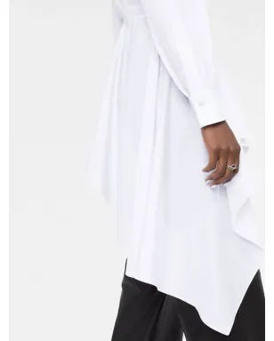 Alexander McQueen 長袖アシンメトリックシャツ - White - サムネイル3